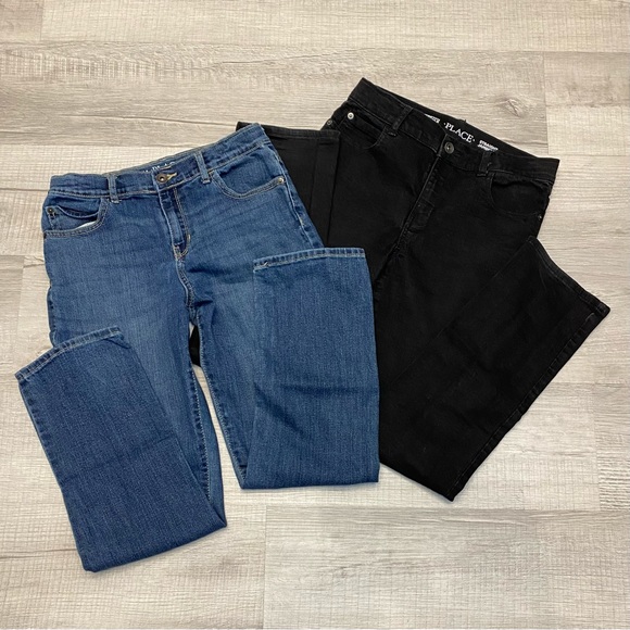The Children’s Place x2 Boys Straight Jeans - Size 12 - Picture 1 of 3